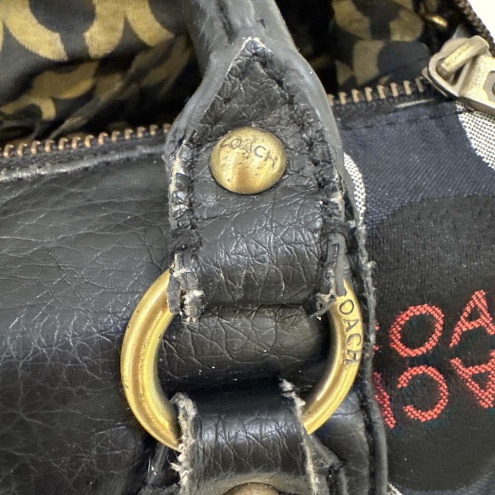 Coach Purse Est. 1941 Broken Zipper - Picture 7 of 11
